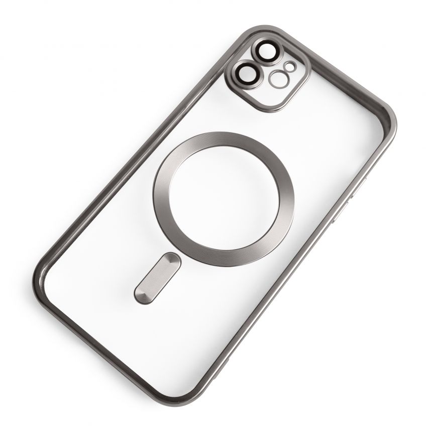 Чохол із функцією MagSafe для Apple iPhone 11 grey (12) матовий