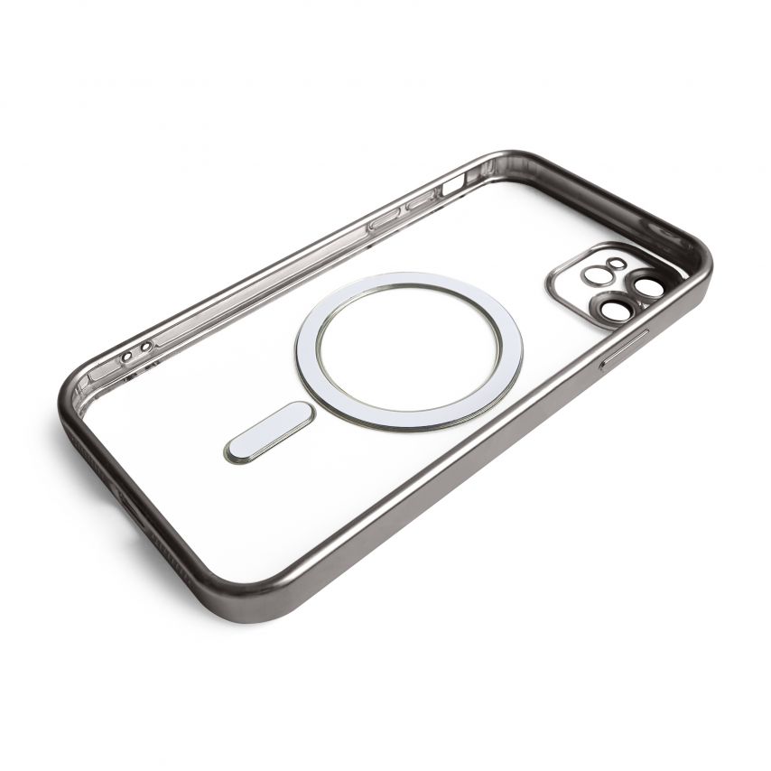 Чохол із функцією MagSafe для Apple iPhone 11 grey (12) матовий