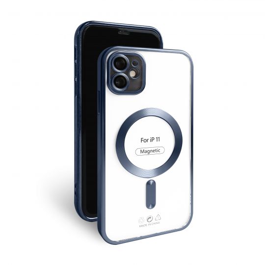 Чохол із функцією MagSafe для Apple iPhone 11 dark blue (07) матовий