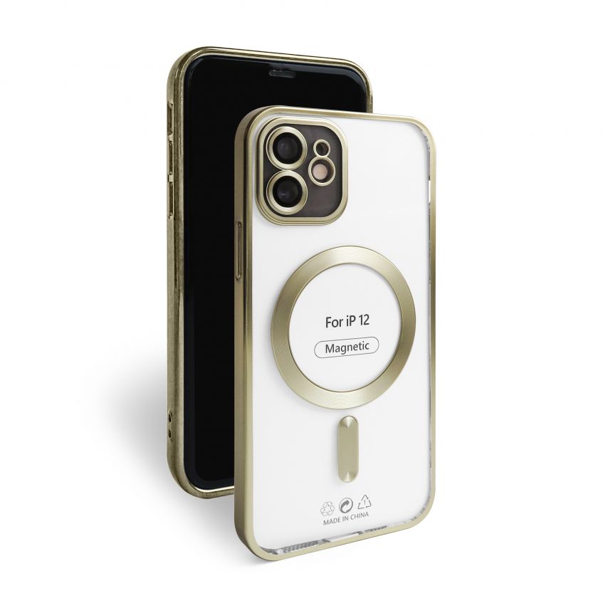 Чохол з функцією MagSafe для Apple iPhone 12 gold матовий