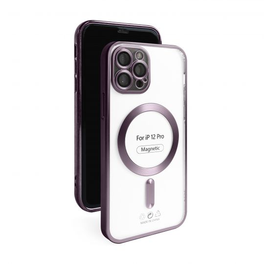 Чохол із функцією MagSafe для Apple iPhone 12 Pro violet (02) матовий