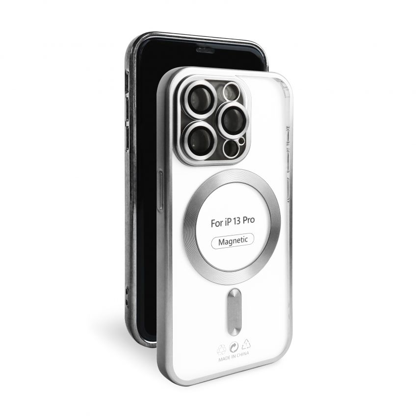 Чохол із функцією MagSafe для Apple iPhone 13 Pro grey (12) матовий