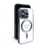 Чехол с функцией MagSafe для Apple iPhone 13 Pro blue (04) матовый