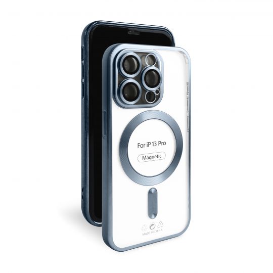 Чохол із функцією MagSafe для Apple iPhone 13 Pro blue (04) матовий - купити за 221.50 грн у Києві, Україні