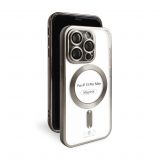 Чохол із функцією MagSafe для Apple iPhone 13 Pro Max grey (12) матовий