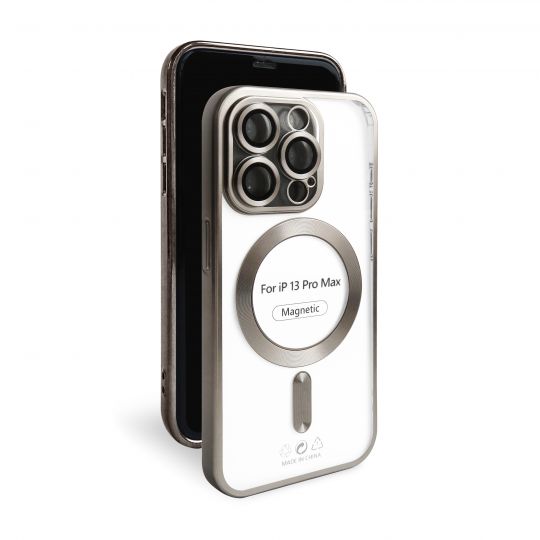 Чехол с функцией MagSafe для Apple iPhone 13 Pro Max grey (12) матовый - купить за 221.50 грн в Киеве, Украине
