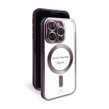 Чохол із функцією MagSafe для Apple iPhone 13 Pro Max violet (02) матовий