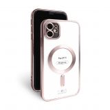 Чехол с функцией MagSafe для Apple iPhone 11 pink (06) матовый