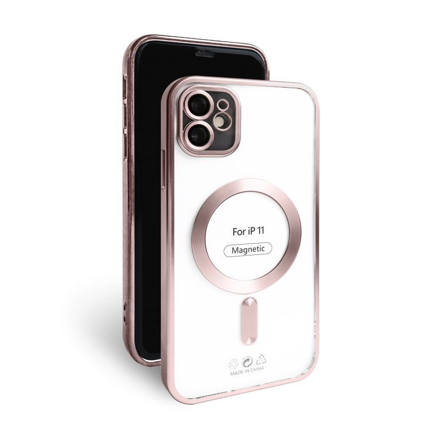 Чохол з функцією MagSafe для Apple iPhone 11 pink матовий