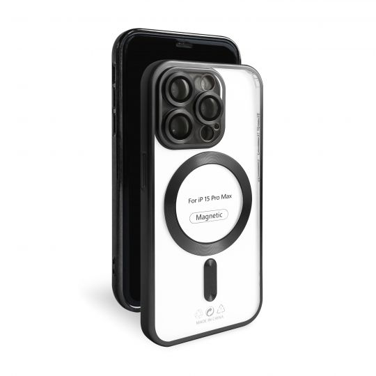 Чохол із функцією MagSafe для Apple iPhone 15 Pro Max black (09) матовий - купити за 221.50 грн у Києві, Україні