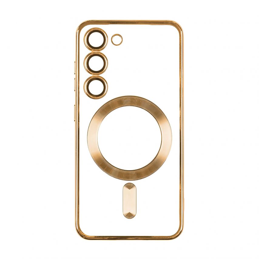 Чехол с функцией MagSafe для Samsung Galaxy S23/S911 (2023) gold матовый