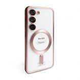 Чехол с функцией MagSafe для Samsung Galaxy S23/S911 (2023) pink матовый - купить за 210.00 грн в Киеве, Украине