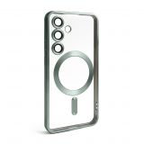 Чохол із функцією MagSafe для Samsung Galaxy S24/S921 (2024), S25/S931 (2025) mint-green (05) матовий
