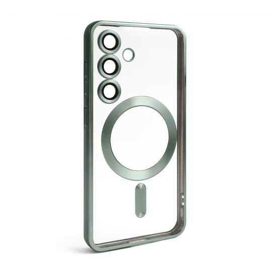 Чохол із функцією MagSafe для Samsung Galaxy S24/S921 (2024), S25/S931 (2025) mint-green (05) матовий