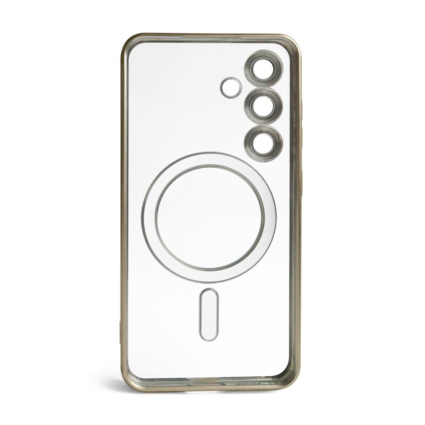 Чохол із функцією MagSafe для Samsung Galaxy S24/S921 (2024), S25/S931 (2025) gold (03) матовий