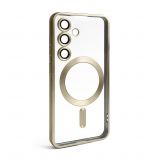 Чохол із функцією MagSafe для Samsung Galaxy S24/S921 (2024), S25/S931 (2025) gold (03) матовий