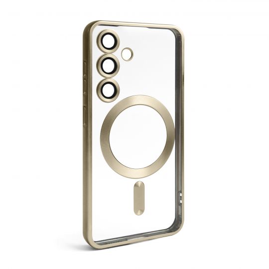 Чохол із функцією MagSafe для Samsung Galaxy S24/S921 (2024), S25/S931 (2025) gold (03) матовий