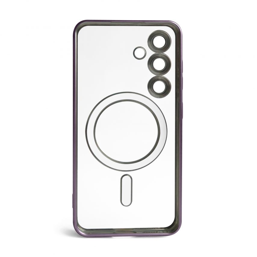 Чохол із функцією MagSafe для Samsung Galaxy S24/S921 (2024), S25/S931 (2025) violet (02) матовий