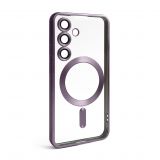 Чохол із функцією MagSafe для Samsung Galaxy S24/S921 (2024), S25/S931 (2025) violet (02) матовий
