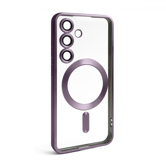 Чохол із функцією MagSafe для Samsung Galaxy S24/S921 (2024), S25/S931 (2025) violet (02) матовий - купити за 225.50 грн у Києві, Україні