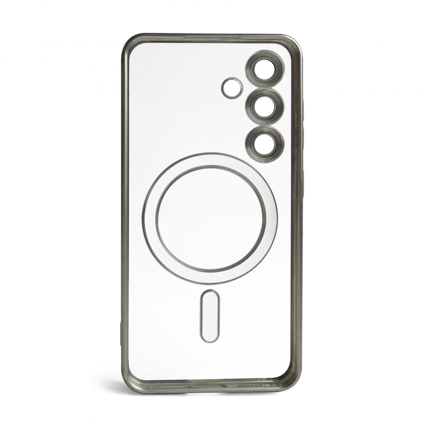 Чехол с функцией MagSafe для Samsung Galaxy S24/S921 (2024), S25/S931 (2025) grey (12) матовый