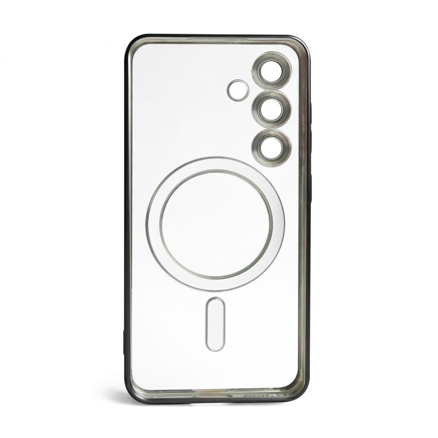 Чехол с функцией MagSafe для Samsung Galaxy S24/S921 (2024), S25/S931 (2025) black (09) матовый