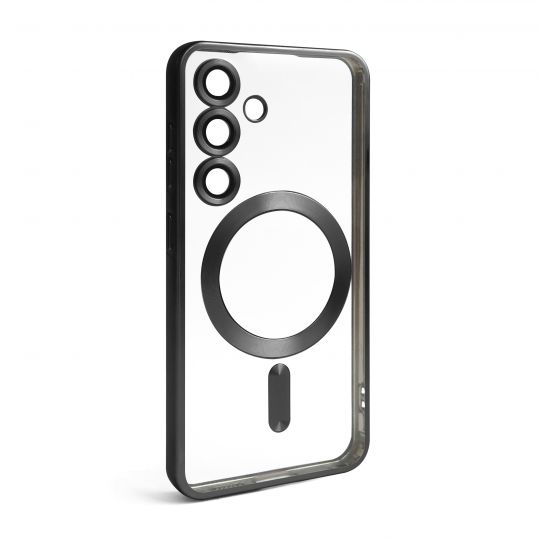 Чехол с функцией MagSafe для Samsung Galaxy S24/S921 (2024), S25/S931 (2025) black (09) матовый