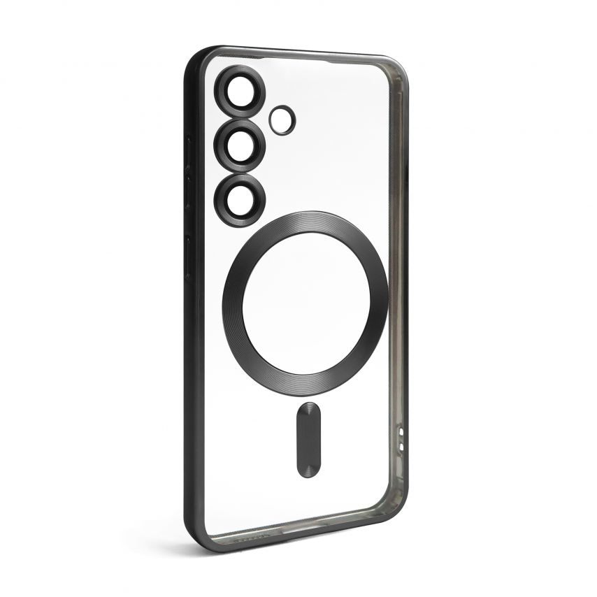 Чехол с функцией MagSafe для Samsung Galaxy S24/S921 (2024), S25/S931 (2025) black (09) матовый