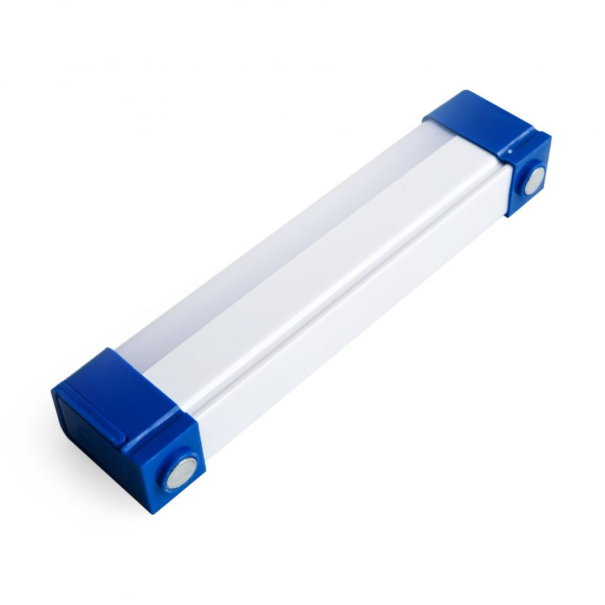 LED лампа на магнитах 8000К (17см) белый свет