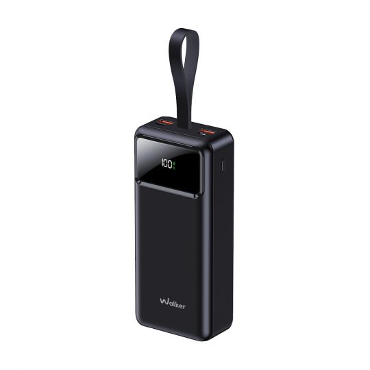 Power Bank WALKER WB-630 30000mAh black - купить за 2 303.60 грн в Киеве, Украине