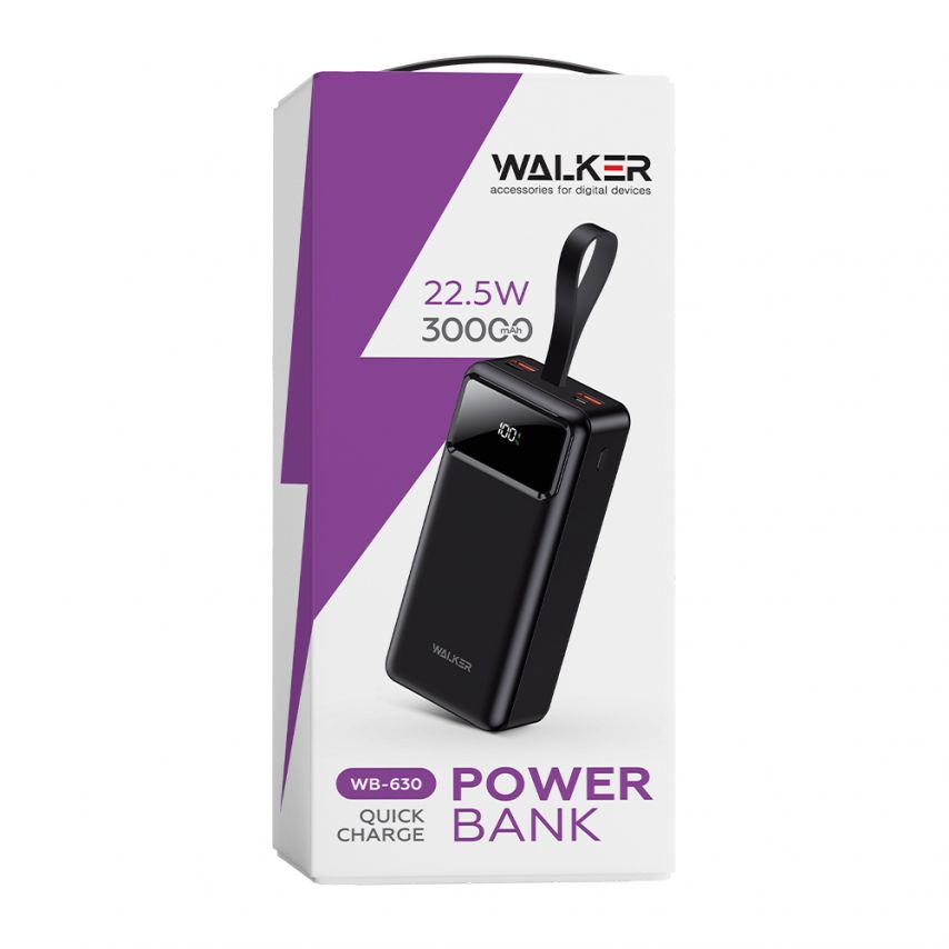 Power Bank WALKER WB-630 30000mAh black