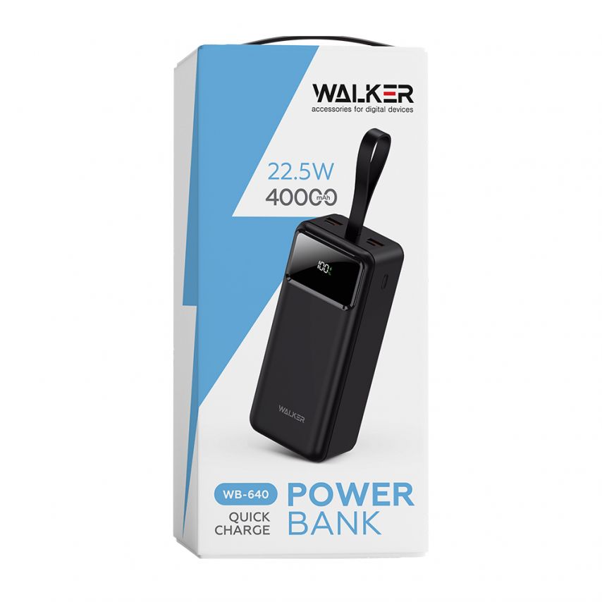 Power Bank WALKER WB-640 40000mAh black