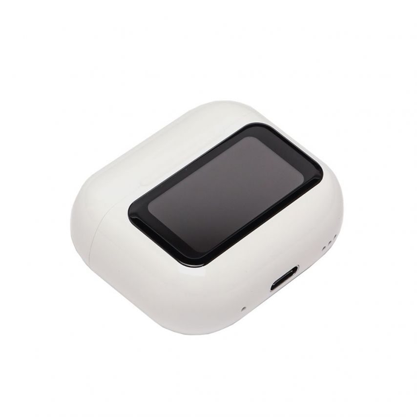 Наушники TWS A9 Pro с сенсорным дисплеем white