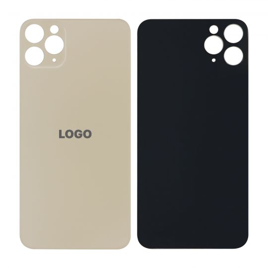 Задняя крышка для Apple iPhone 11 Pro Max (большой вырез под камеру) matte gold Original Quality