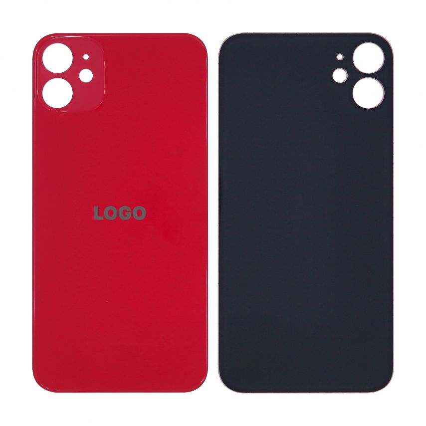 Задня кришка для Apple iPhone 11 (великий виріз під камеру) red Original Quality