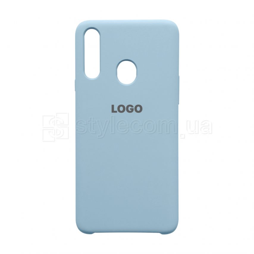 Чохол Original Silicone для Samsung Galaxy A20s/A207 (2019) light blue (05)