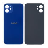 Задняя крышка для Apple iPhone 12 (большой вырез под камеру) blue Original Quality