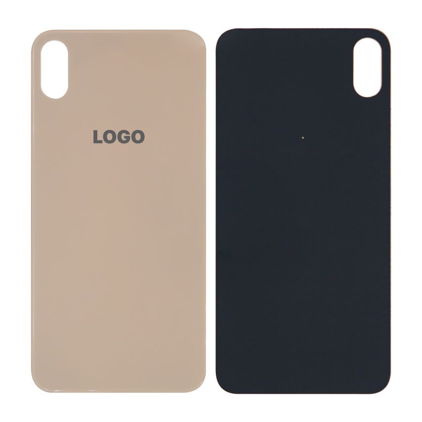 Задня кришка для Apple iPhone Xs Max (великий виріз під камеру) gold Original Quality