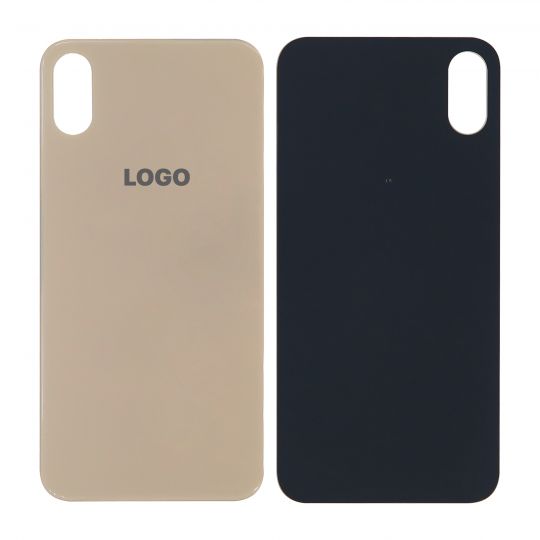 Задняя крышка для Apple iPhone Xs (большой вырез под камеру) gold Original Quality