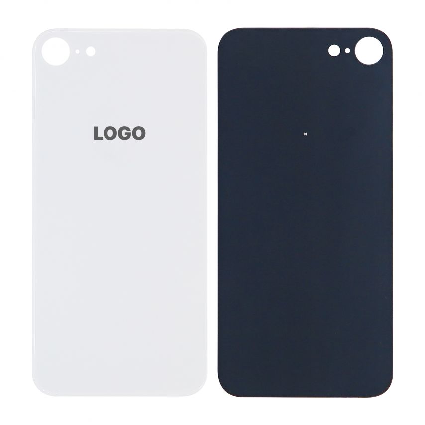 Задня кришка для Apple iPhone 8 (великий виріз під камеру) white Original Quality