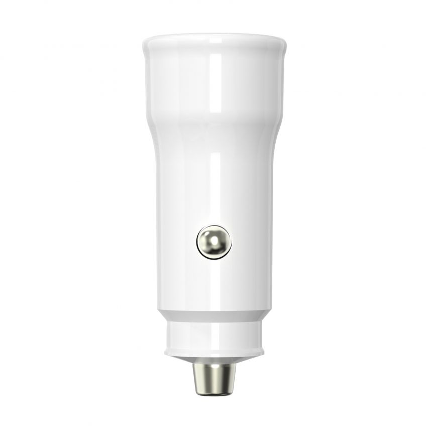 Автомобильное зарядное устройство (адаптер) 2в1 WALKER WCR-63 PD_30W + Data Cable Type-C to Type-C 60W white