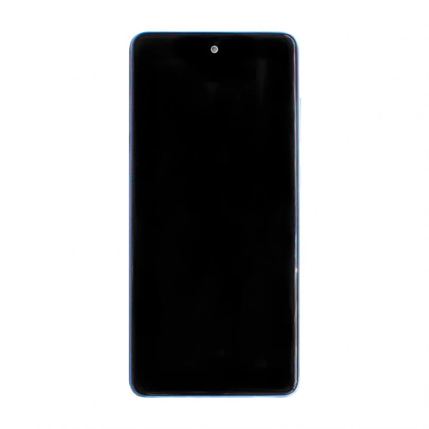 Дисплей (LCD) для Samsung Galaxy A72/A725 (2021) з тачскріном та рамкою blue Service Original (PN:GH82-25460B)