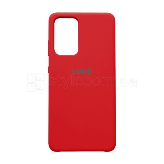 Чехол Original Silicone для Samsung Galaxy A52 4G/A525 (2021) red (14)