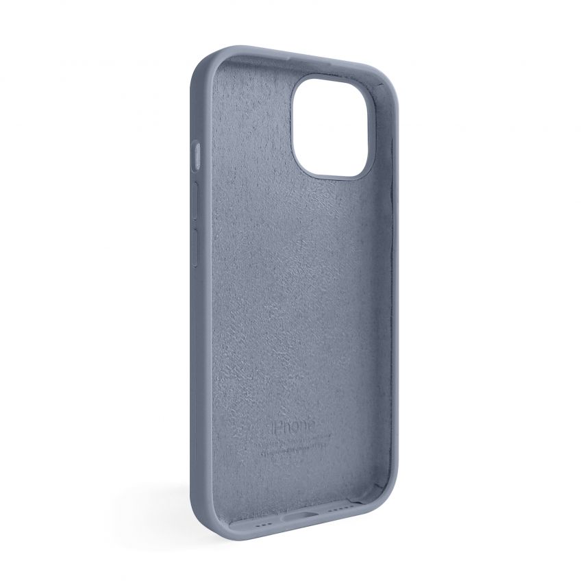 Чохол Full Silicone Case для Apple iPhone 16 lavender grey (28)