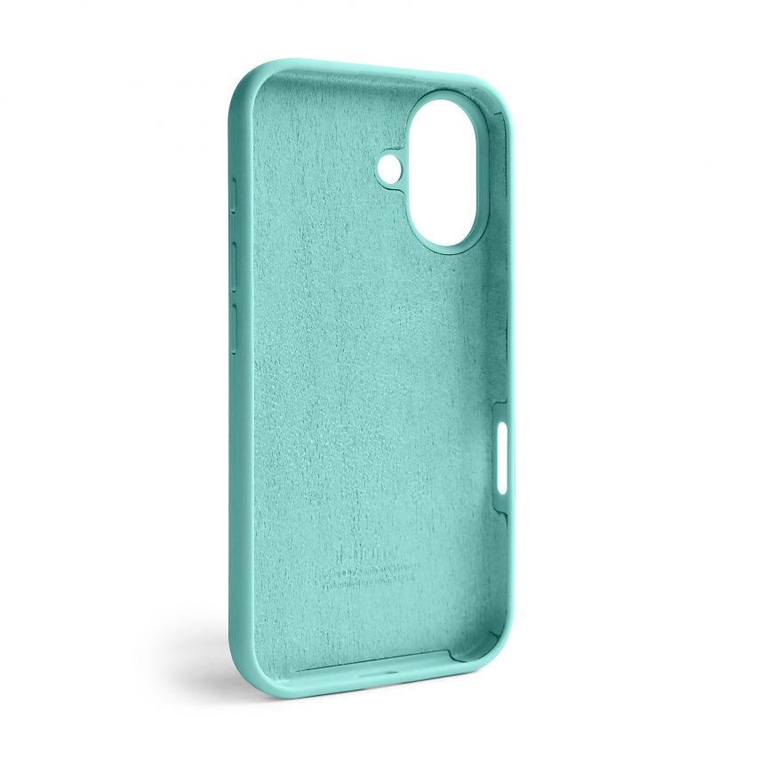 Чехол Full Silicone Case для Apple iPhone 16 ice blue (21)