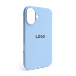 Чехол Full Silicone Case для Apple iPhone 16 light blue (05) - купить за 291.20 грн в Киеве, Украине