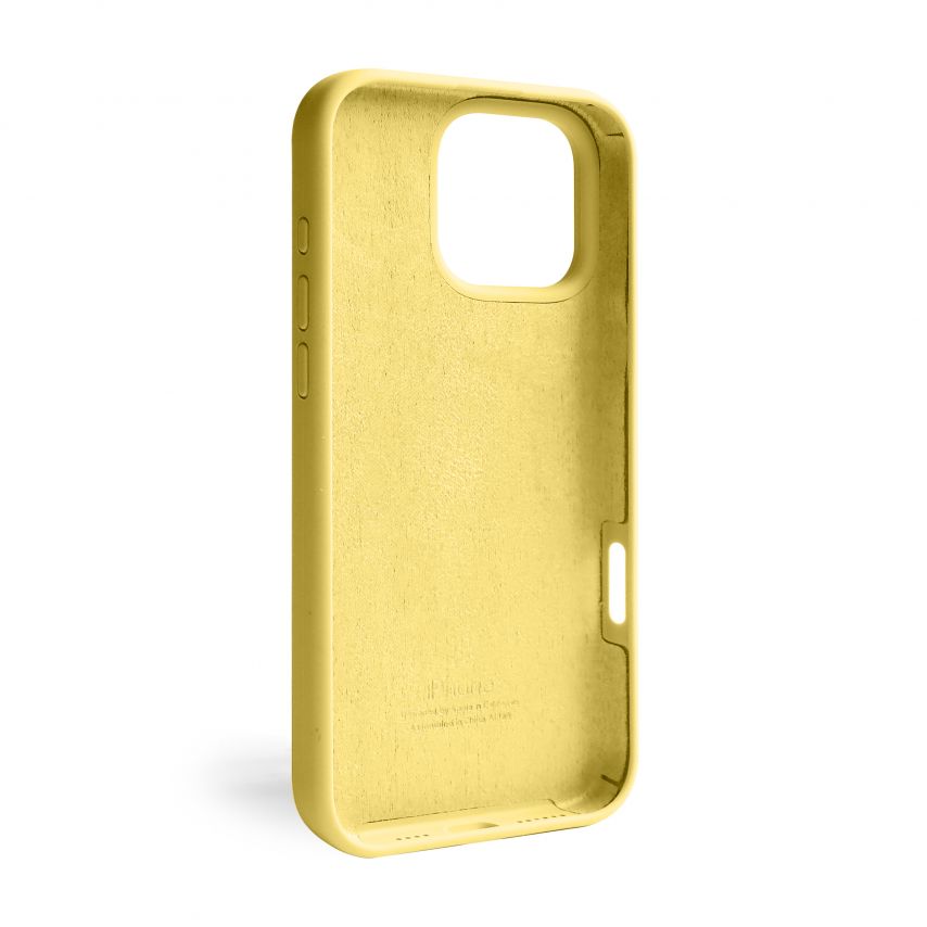 Чохол Full Silicone Case для Apple iPhone 16 Pro Max yellow (04)