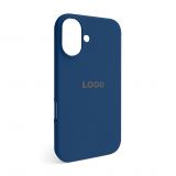 Чехол Full Silicone Case для Apple iPhone 16 cobalt (36)