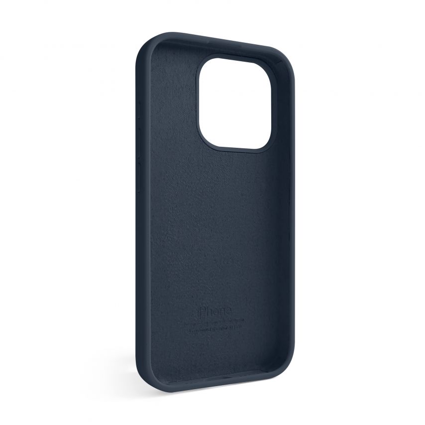 Чехол Full Silicone Case для Apple iPhone 16 Pro midnight blue (08)