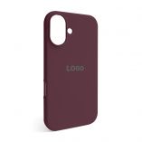 Чехол Full Silicone Case для Apple iPhone 16 maroon (42) - купить за 294.00 грн в Киеве, Украине